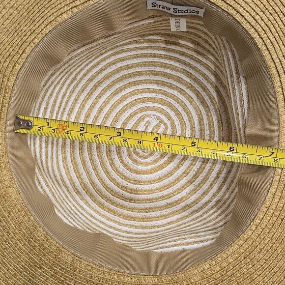 Straw Studios Sun Hat Beach Vacation Garden Cruise Vanilla Girl - Picture 9 of 12